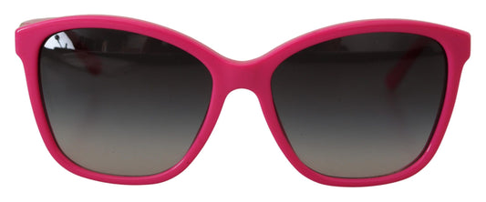 Dolce & gabbana rose acétate frame rond rond dg4170m femmes lunettes de soleil