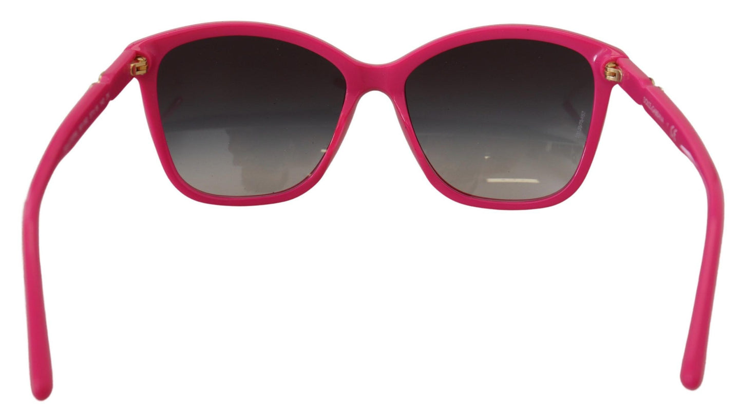 Dolce & Gabbana Pink Acetate Frame rotonde DG4170M Occhiali da sole donne