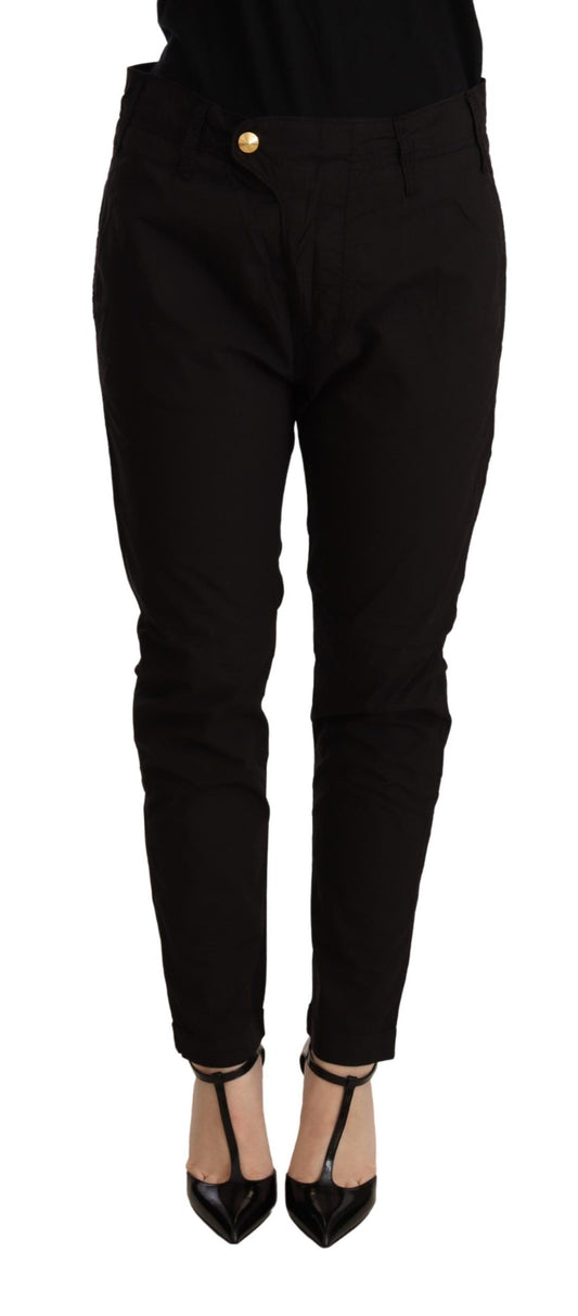 Cycle Black Mid Taise Baggy Fit Skinny Tanter