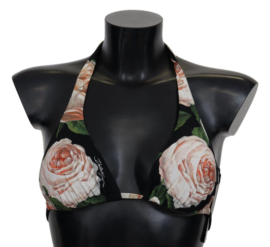 Dolce & Gabbana Multicolor Floral Stampa floreale Bikini Tops