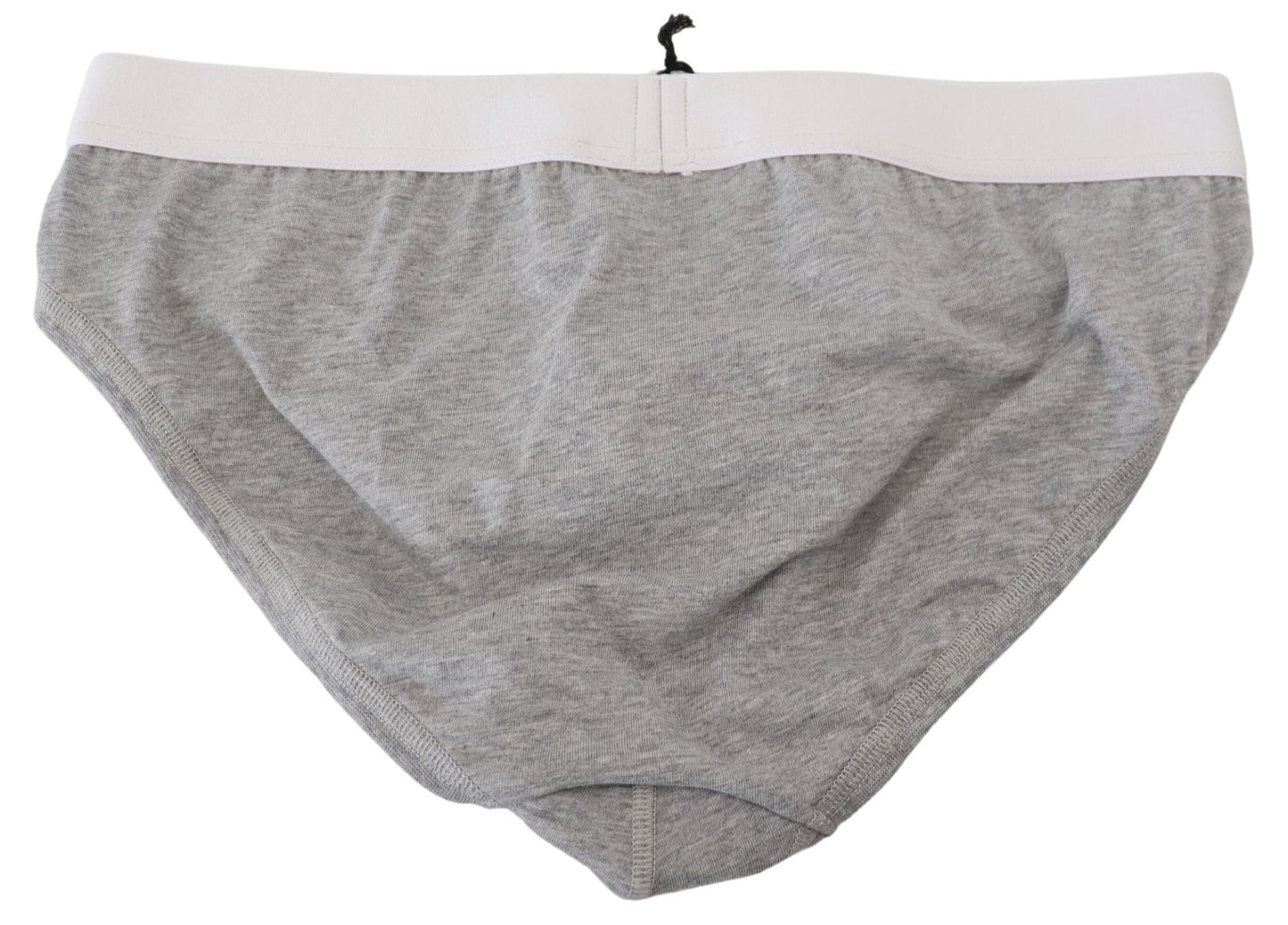 DSquared² Grey Logo Cotton Stretch Men Brief sous-vêtements Pro