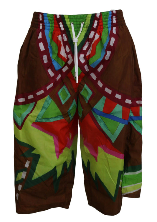 DSquared² Multicolor Imprimé hommes Shorts de plage Shorts de maillot