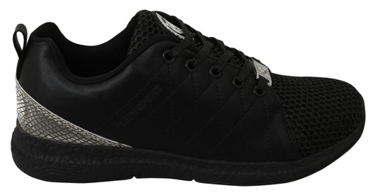 Philipp Plein Black Casual Running Sneakers Schuhe