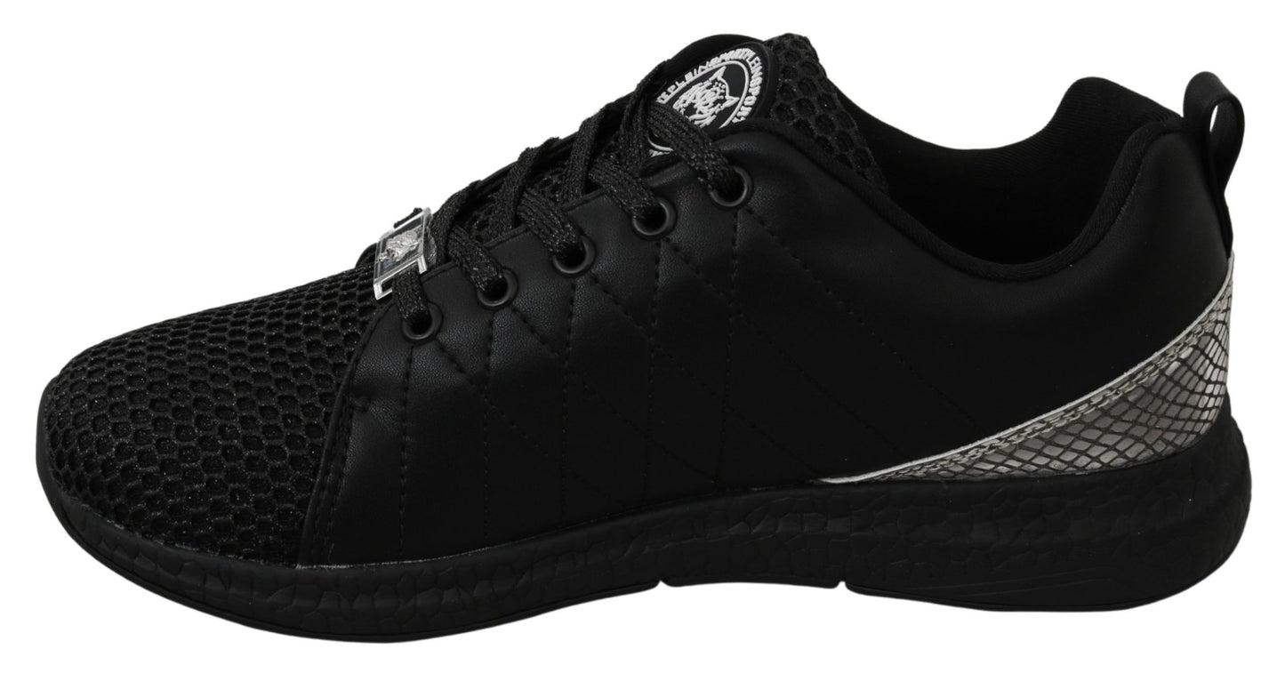 Philipp Plein Black Casual Running Sneakers Chaussures
