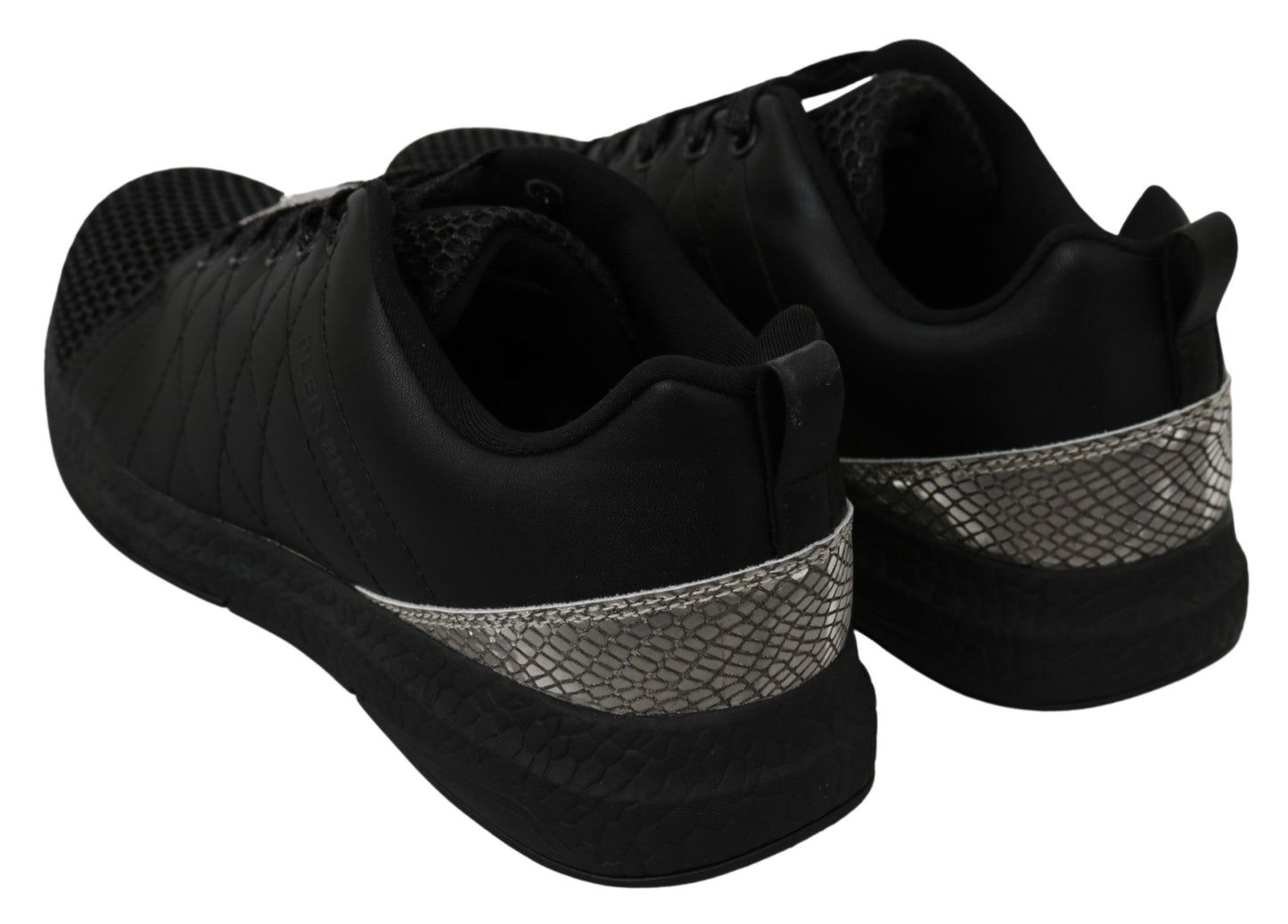 Philipp Plein Black Casual Running Sneakers Chaussures