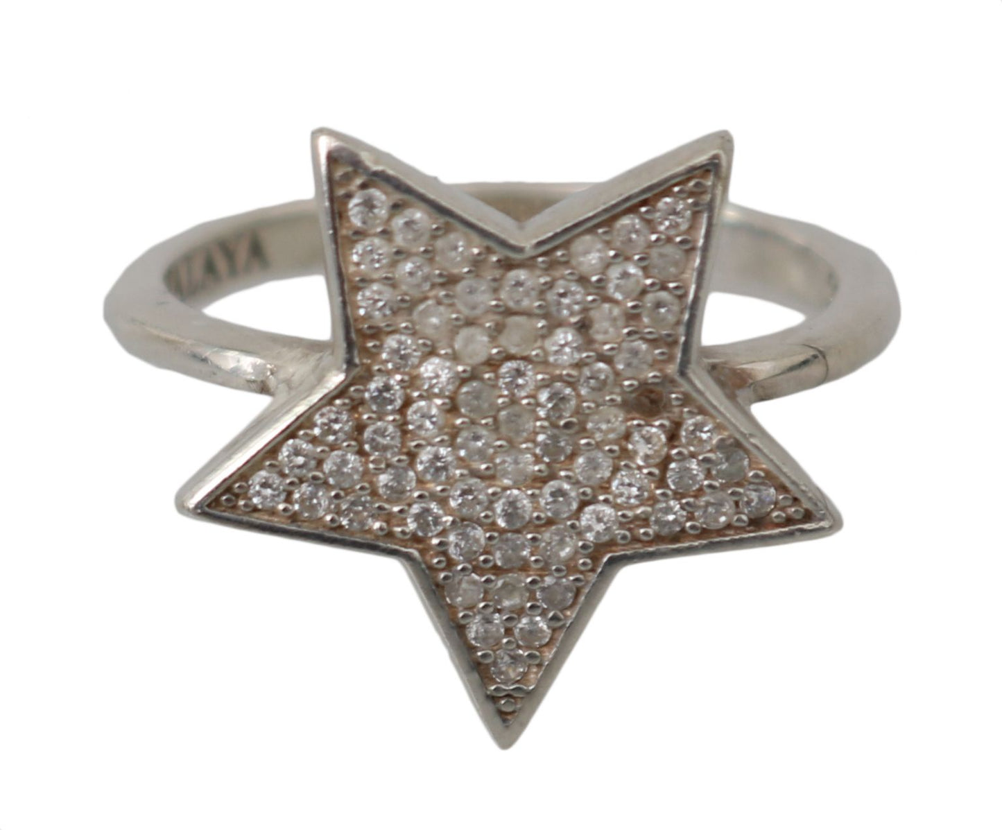 Nialaya Silber Womens Clear CZ Star 925 Ring