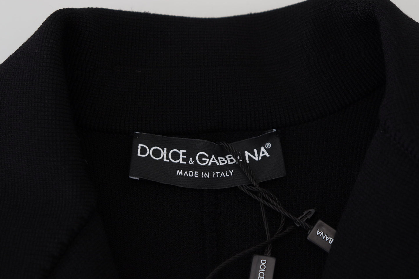 Dolce & Gabbana Black Button Cardigan Blazer Viscose Giacca