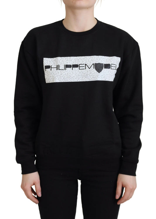 Philippe Model Black Printed Long Sleeves Pullover Pullover
