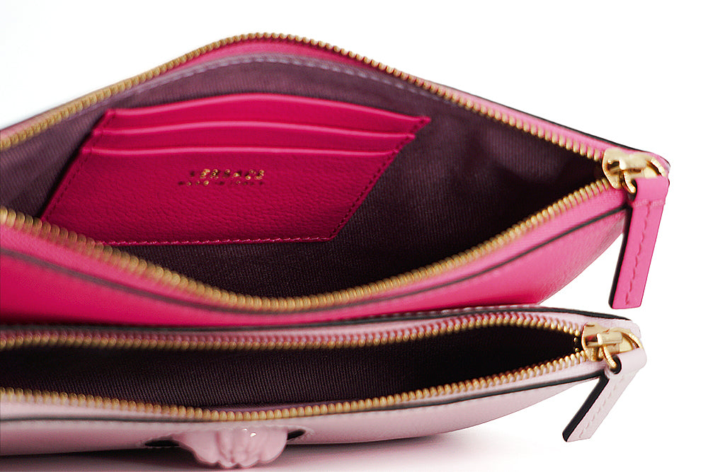 Versace Pink Waden -Ledertasche Tasche