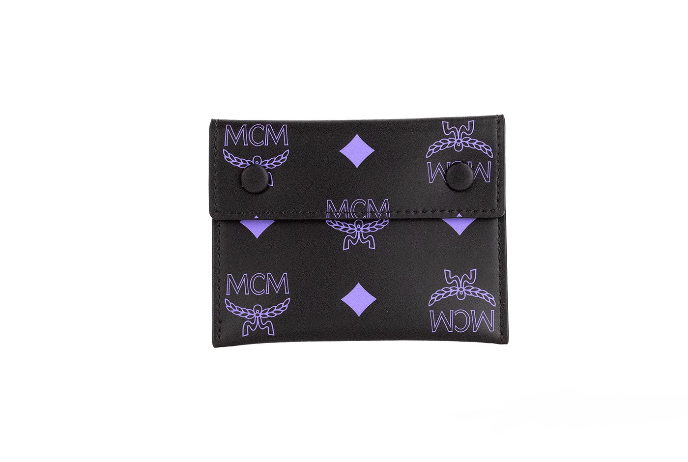 McM Color Splash Large Visetos Logo en cuir pochette Poufteur de portefeuille 3 en 1 trio