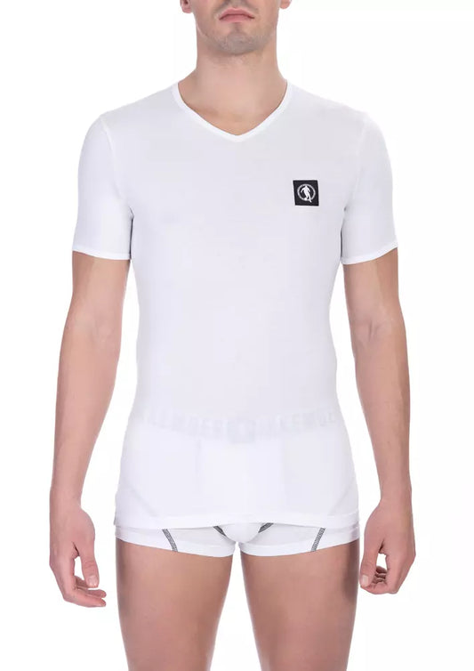 Bikkembergs T-shirt en coton blanc