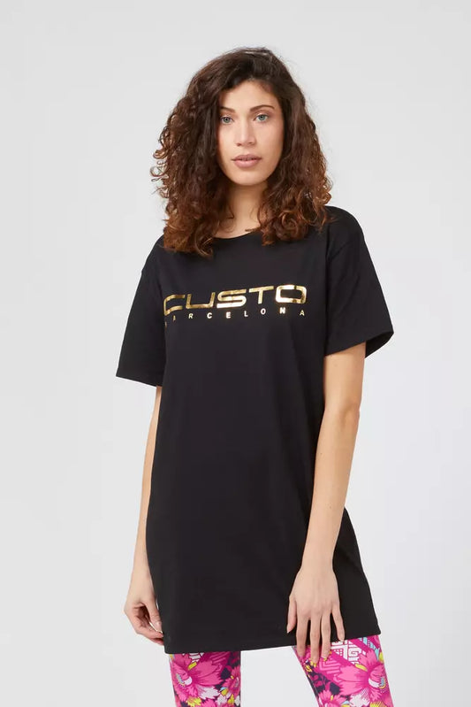 Custo Barcelone Black Cotton Tops & T-shirt