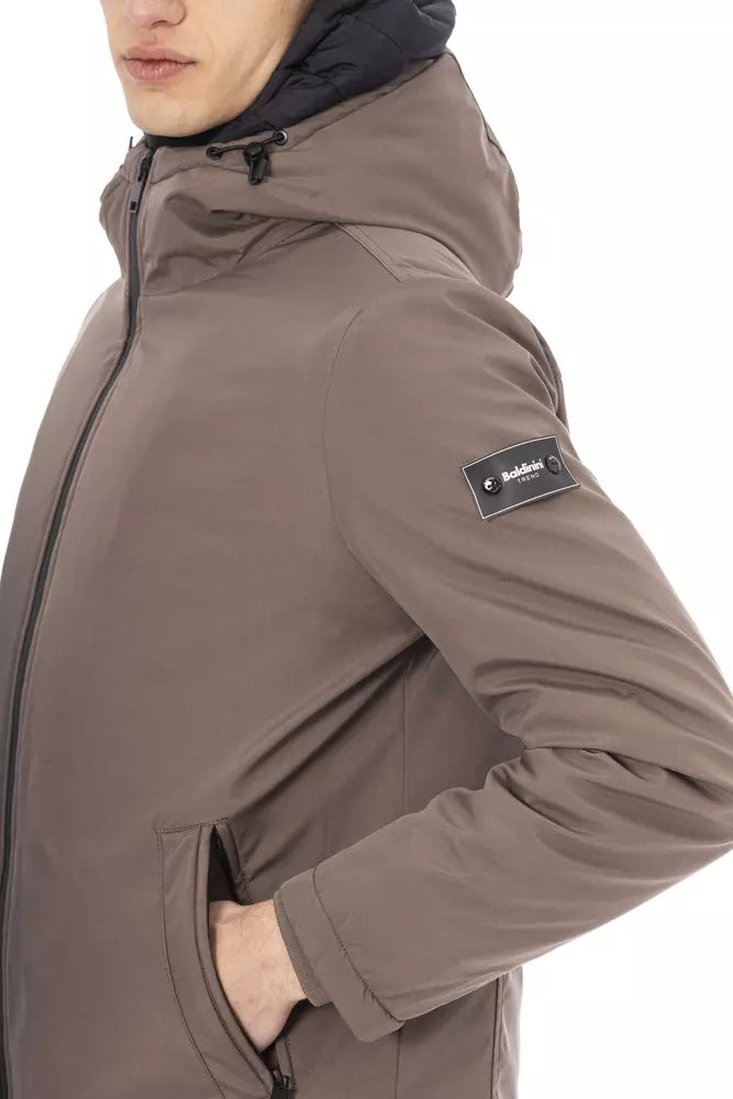 Baldinini Trend Beige Polyester Jacket