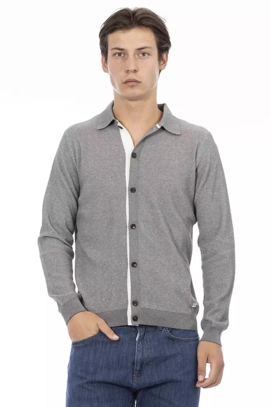 Trend Baldinini Shirt di cotone grigio