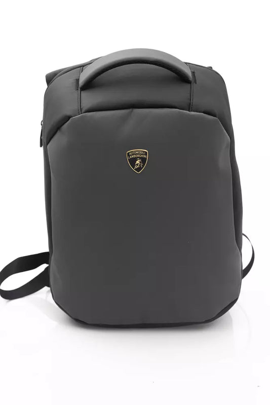 Automobili Lamborghini Grey Nylon Backpack