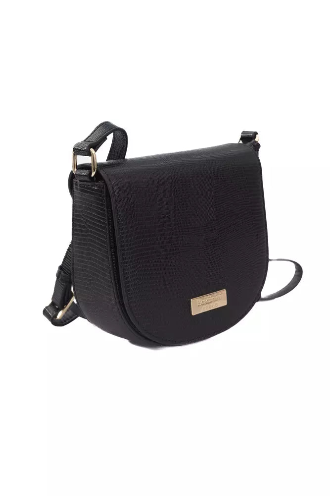 Baldinini Trend Black Polyuretan Crossbody Bag