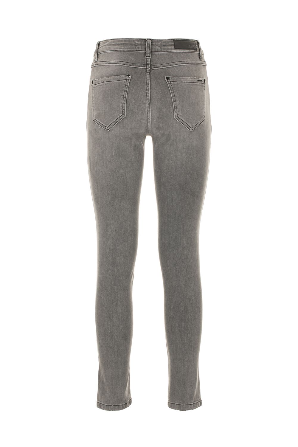 Jeans e pantaloni in cotone grigio imperfetto