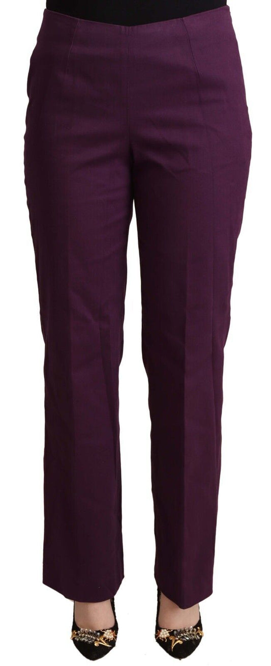 Benvenga pantalon décontracté de la taille élevée violet
