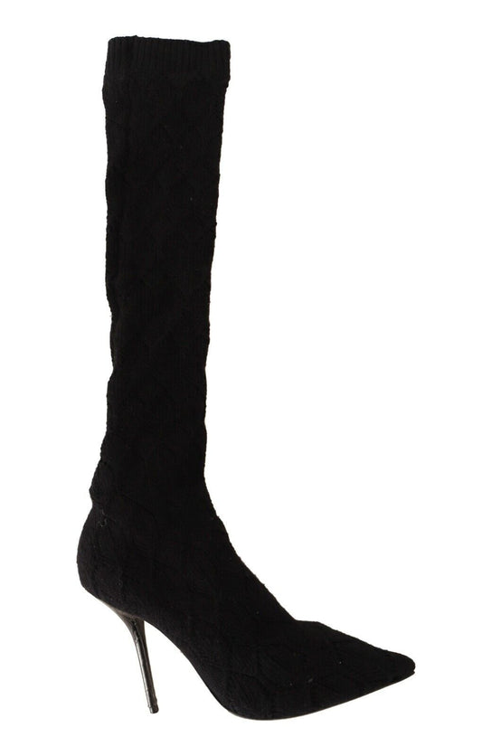 Dolce & Gabbana Black Stretch Sock