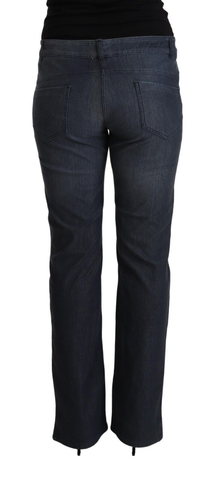Marghi Lo 'Jeans en jean droit en coton bleu foncé