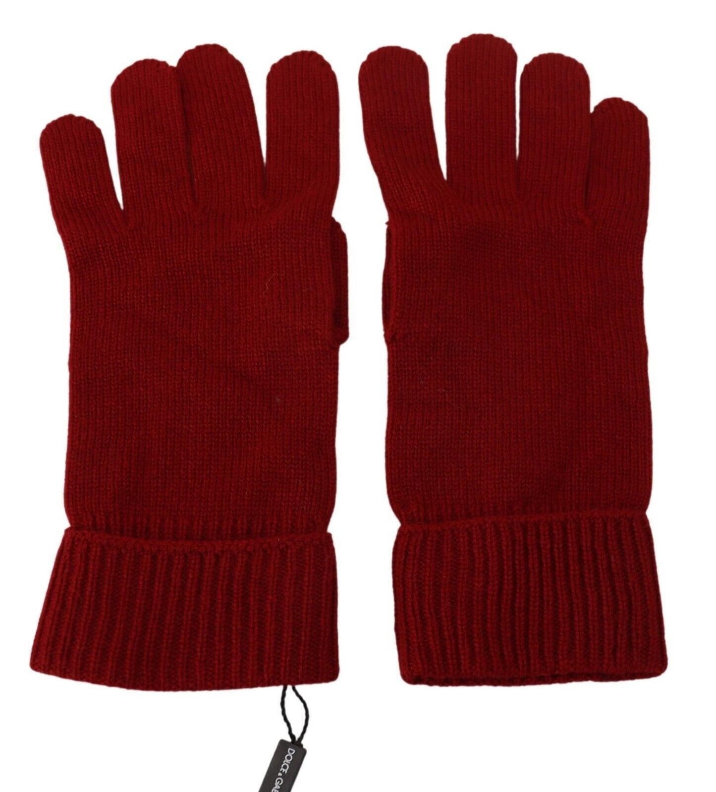Dolce & Gabbana Red 100% Cashmere Knit Hands guanti guanti da uomo