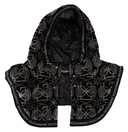 Dolce & Gabbana Black Logo Ganzkopfpackung One -Size -Baumwollhut