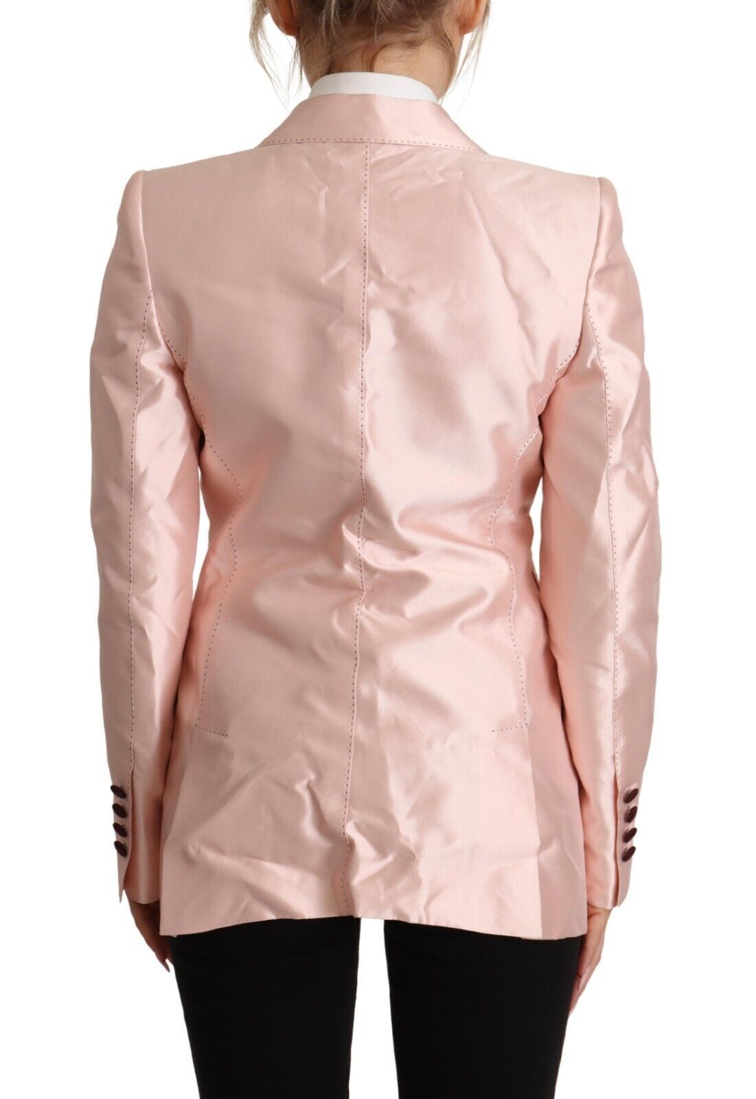 Giacca per blazer maniche lunghe Dolce & Gabbana Pink Long Blazer