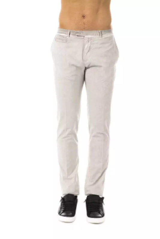 Jeans di cotone grigio Uominitalliani