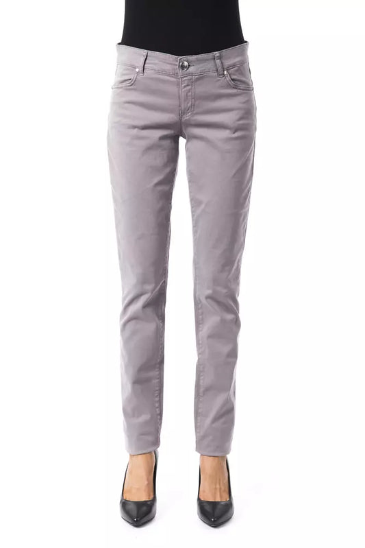 Jean et pantalon de coton gris byblos