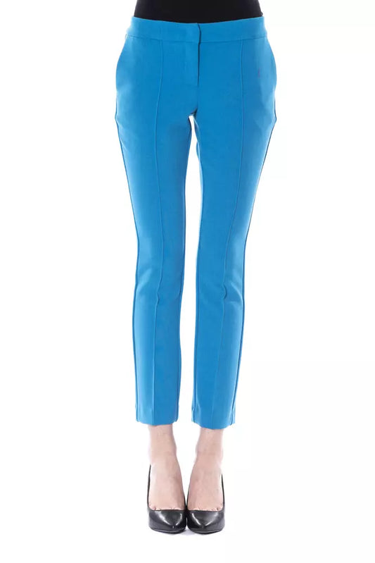Byblos Blue Blue Polyester Jeans & Pant