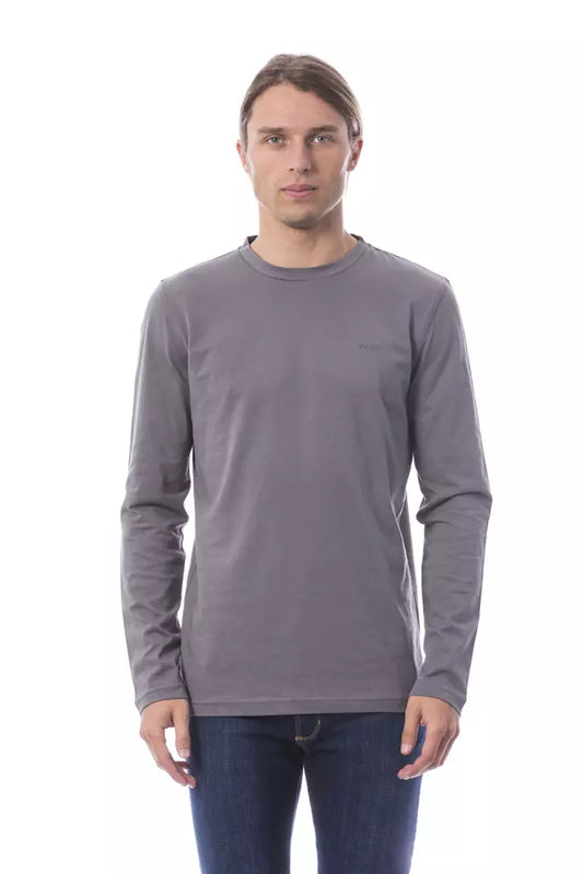 Verri grauer Baumwoll-T-Shirt