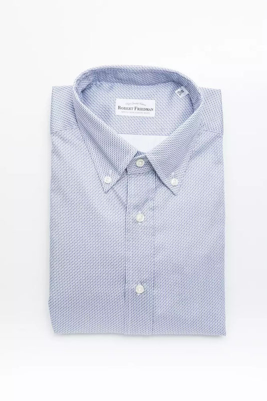 Camicia di cotone azzurro di Robert Friedman