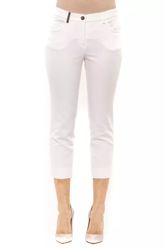 Jeans et pantalon en coton blanc peserico et pantalon