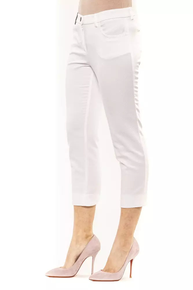 Jeans et pantalon en coton blanc peserico et pantalon