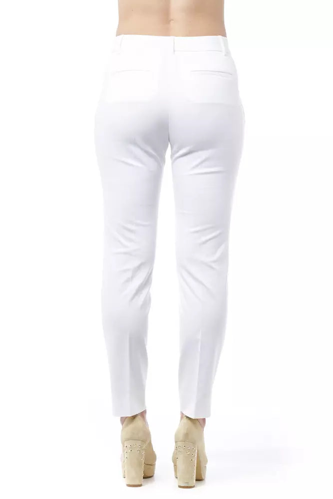 Jeans et pantalons en coton blanc peserico