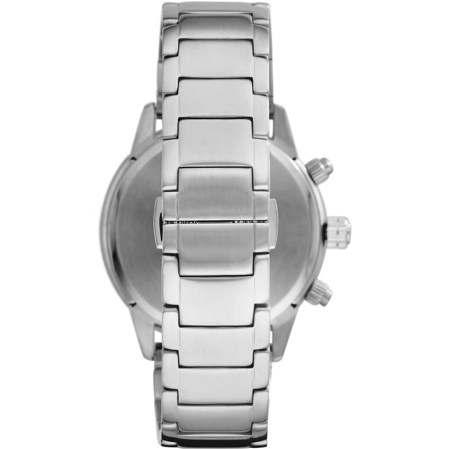 Emporio Armani Bronze et Silver Steel Chronograph Watch